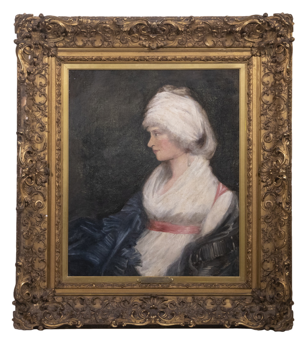 Appraisal: ATTRIBUTED TO JOHN HOPPNER UK - Portrait of Mrs John