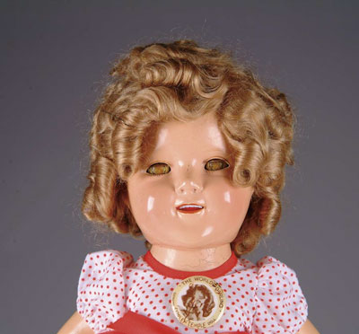 Appraisal: IDEAL SHIRLEY TEMPLE DOLL Compo doll of child star with