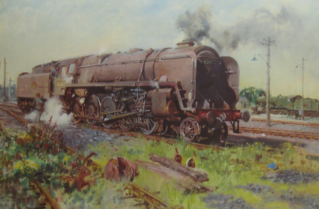 Appraisal: Terence Cuneo - Autumn of Steam artist signed print limited