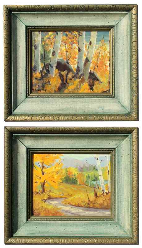 Appraisal: WILSON B Russell Canadian th C Piece Landscape Lot to