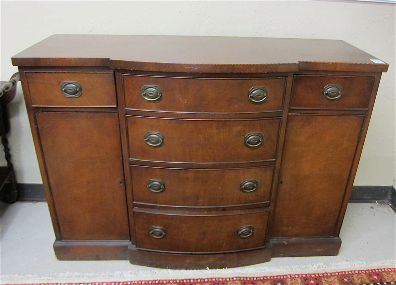 Appraisal: FEDERAL STYLE MAHOGANY BUFFET Robert W Irwin Co New York