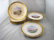 Appraisal: A th century Minton dessert service comprising a tazza and