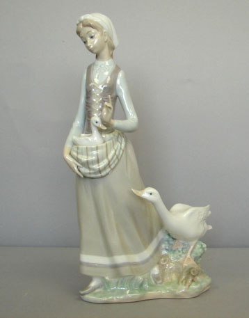 Appraisal: Girl With Goose - Retired Good Condition