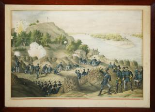 Appraisal: Kurtz Allison Civil war chromolithograph of the surrender at Vicksburg