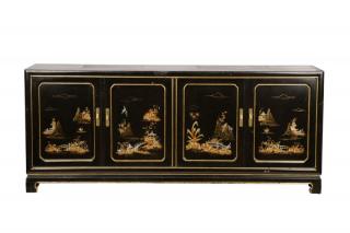 Appraisal: Widdicomb Chinoiserie Japanned Sideboard John Widdicomb American - mid th