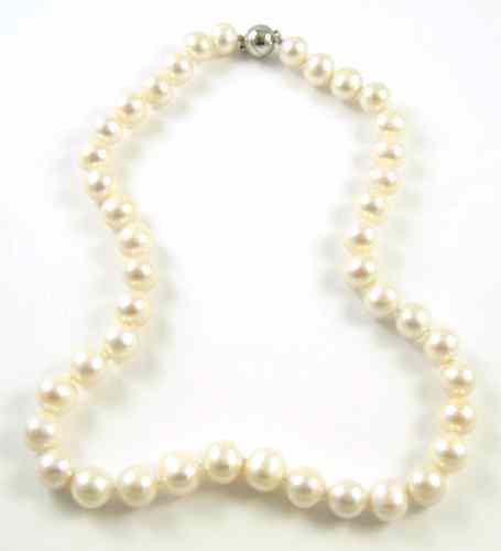 Appraisal: PRINCESS LENGTH PEARL NECKLACE - inches in length and strung