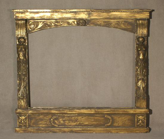 Appraisal: Italian Neoclassical Style Gilt Composition Wood 'Tabernacle' Frame th Century