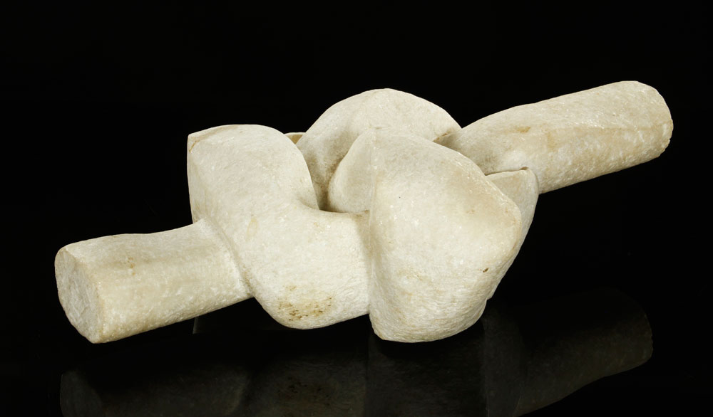 Appraisal: - Attrb Benglis The Great Spirit The Small Marble Knot