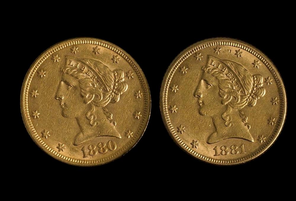 Appraisal: Pair of U S Eagles Philadelphia Mint Lot of two