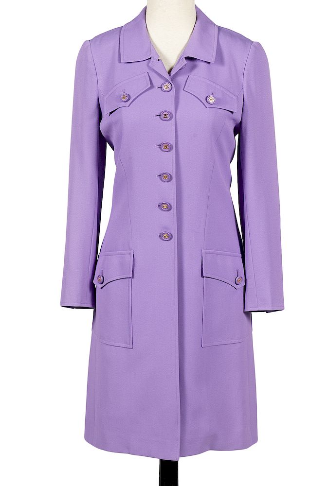 Appraisal: Chanel Boutique Lavender Dress Suit Size Chanel Boutique Lavender Dress