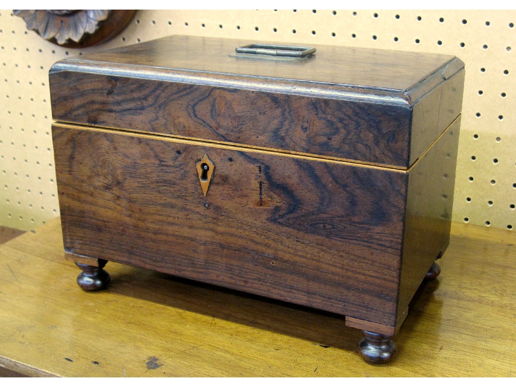 Appraisal: Walnut jewellery box