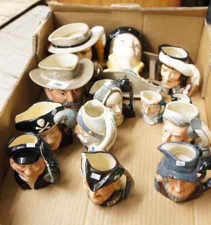 Appraisal: A Collection of Royal Doulton Character Jugs to include Large