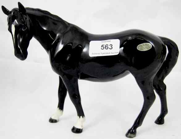 Appraisal: Rare Beswick Mare in Black Gloss