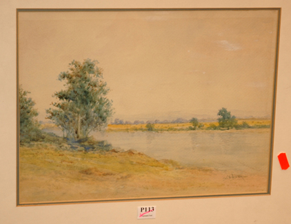 Appraisal: SWINTON DISTON LAKE VIEW WATERCOLOUR