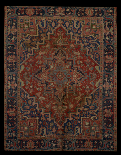 Appraisal: Antique Heriz Carpet ' x '