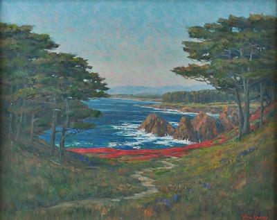 Appraisal: William Ballantine Dorsey American b California Coast Ventura Oil on