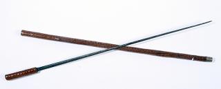 Appraisal: Sword Cane- Ca - A hardwood handle with a blade