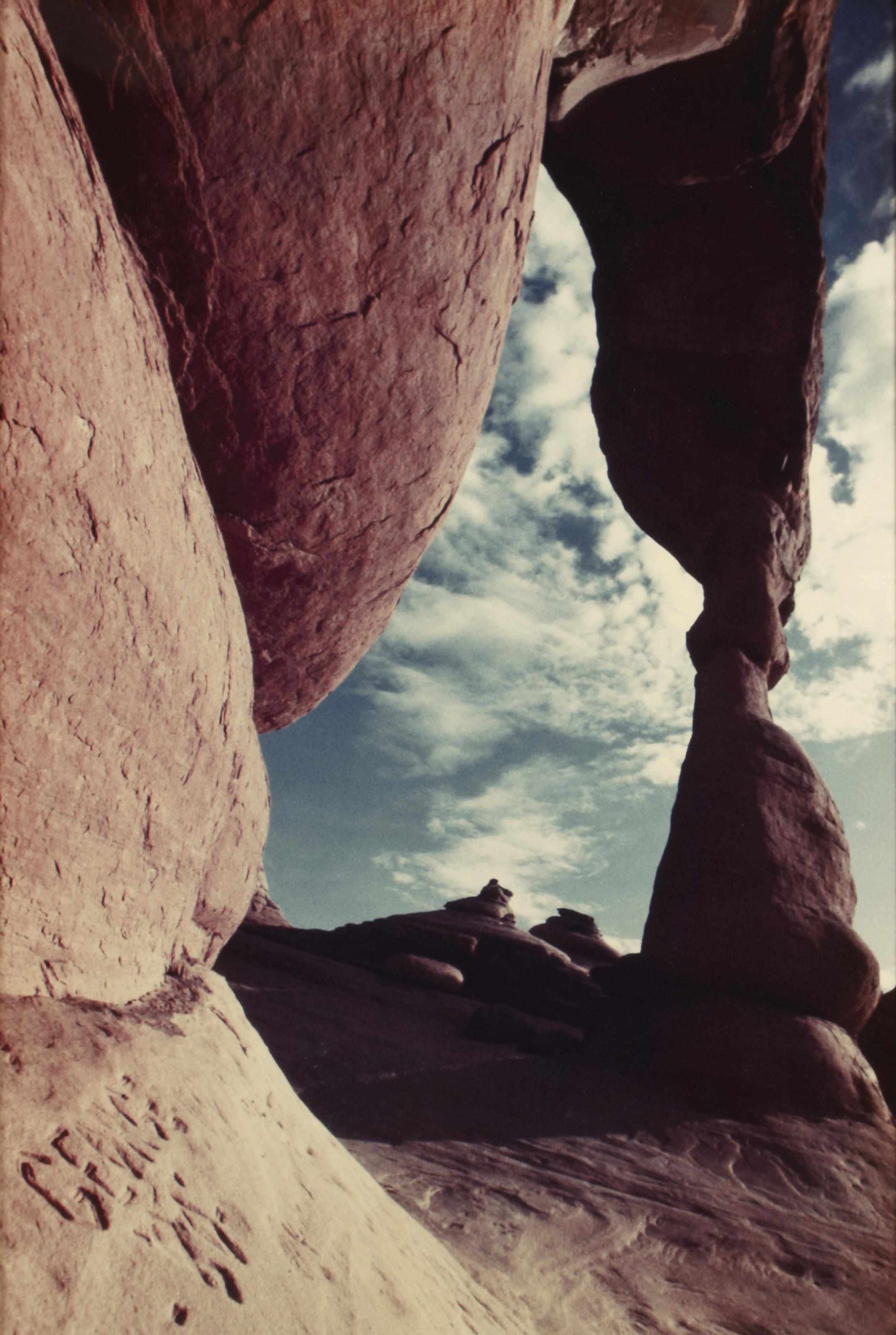 Appraisal: Christopher Casler Reflected Arches Nude Rock George was at Arches