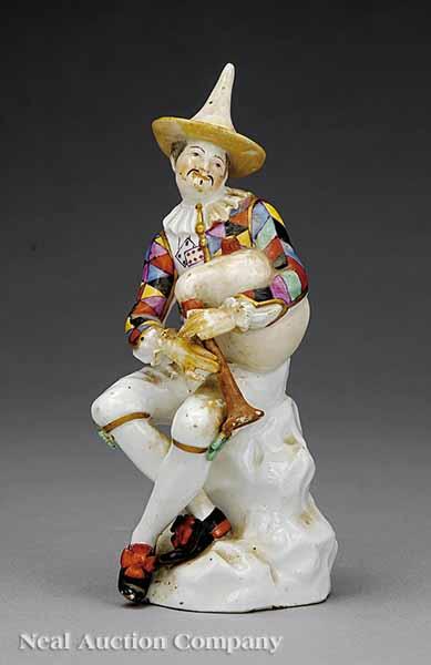 Appraisal: An Interesting Group of Five Porcelain Objects late th early