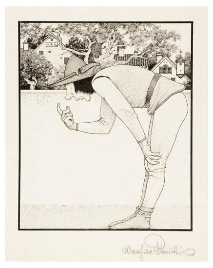 Appraisal: PARRISH Frederick Maxfield - Tom the Piper s Son Signed