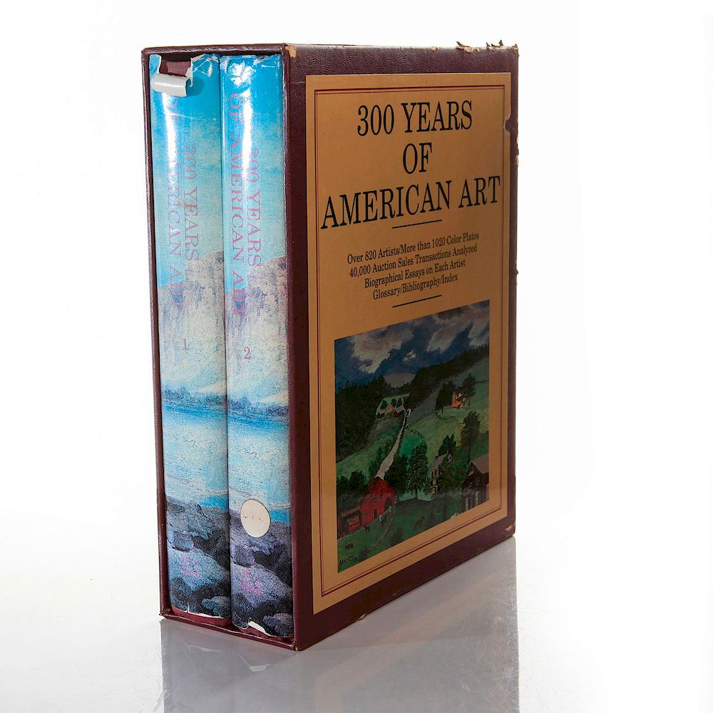 Appraisal: SET OF YEARS OF AMERICAN ART BOOKS Volumes By Michael