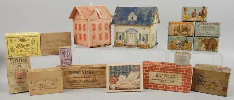 Appraisal: Large Lot of Cardboard Advertising Items Description Includes two houses