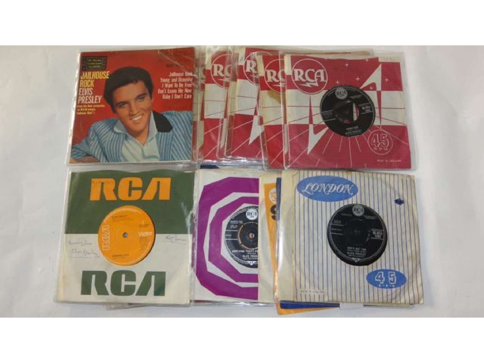 Appraisal: Elvis Presley rpm records