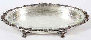 Appraisal: SHERIDAN SILVER PLATE VEGETABLE SERVER SHERIDAN SILVER PLATE VEGETABLE SERVER