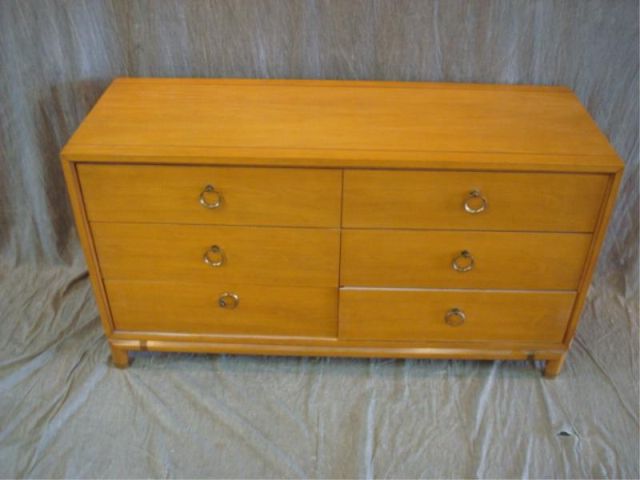 Appraisal: Gibbings Style Midcentury Desk and Chest From a Bronxville NY