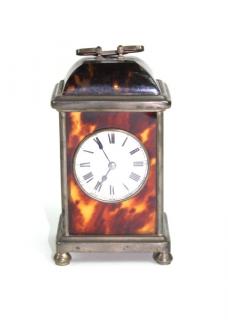 Appraisal: FRENCH MINIATURE CLOCK French miniature clock Measures H x -