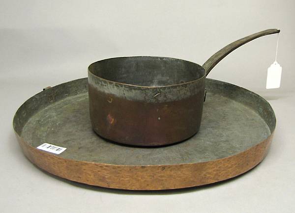 Appraisal: Decorative Arts th century height of pot in length overall