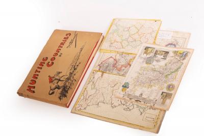 Appraisal: Stewart F A Hunting Counties a map of Gloucestershire by