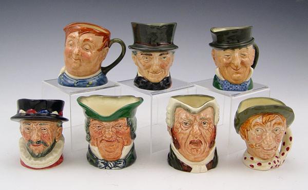 Appraisal: COLLECTION OF ROYAL DOULTON TOBY JUGS To include Buzfuz ''