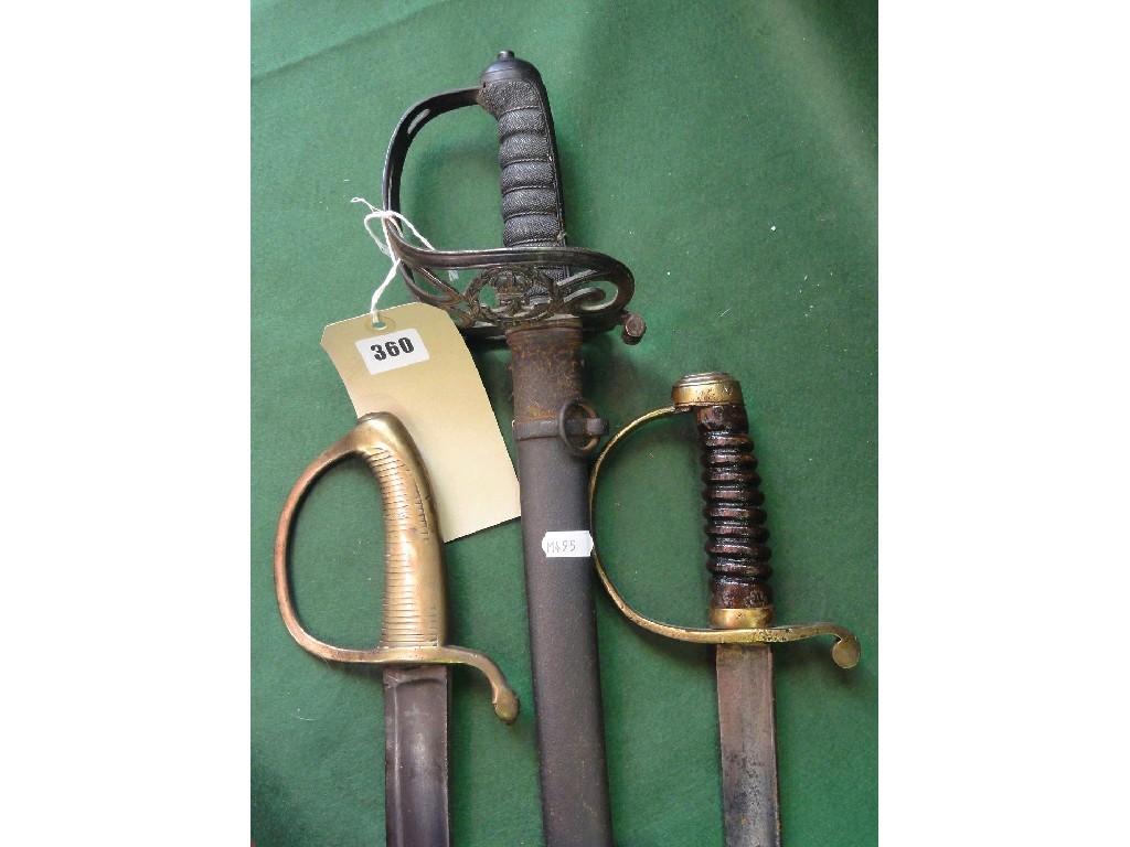 Appraisal: A late Victorian officers sword made by Johnsons of London