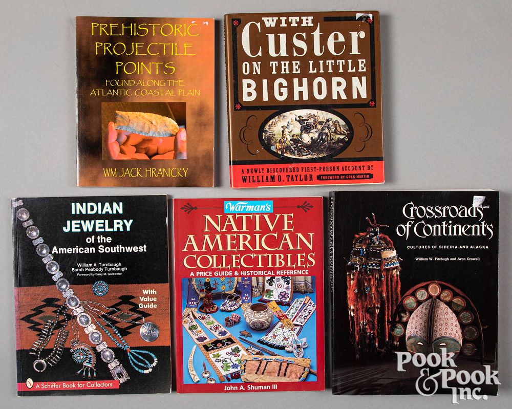 Appraisal: Native American Indian reference books Collection of Native American Indian