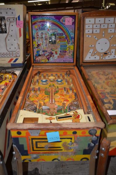 Appraisal: Gottlieb Rainbow Playfield Poor Backglass Poor Cabinet Poor Functionality Untested