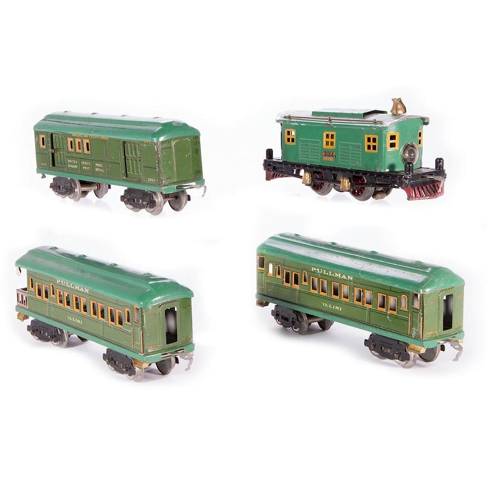 Appraisal: AF Prewar O Gauge Passenger Set AF Prewar O Gauge