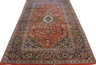 Appraisal: PERSIAN KASHAN WOOL CARPET PERSIAN KASHAN WOOL CARPET ' X