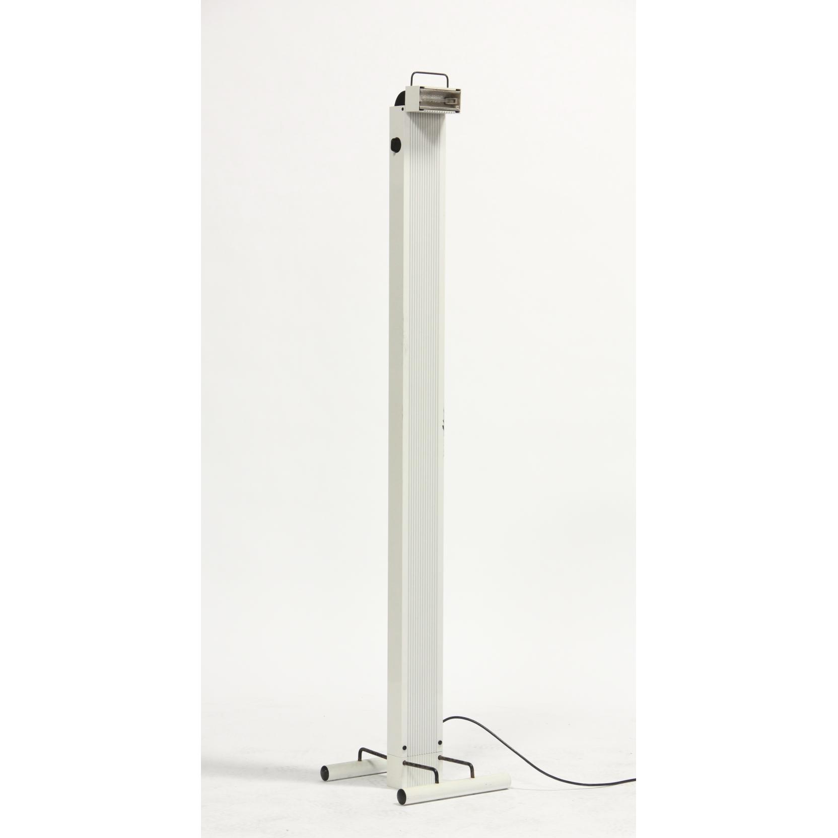 Appraisal: Relco Stilnovo Floor Lamp Italian s white metal marked HOA