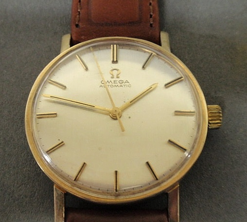 Appraisal: Omega Automatic k gold men s wristwatch made in England