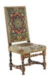 Appraisal: COURT CHAIR - Period Jacobean High-Backed Chair in th c