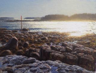 Appraisal: JOSEPH McGURL American b Into the Light Coast of Maine