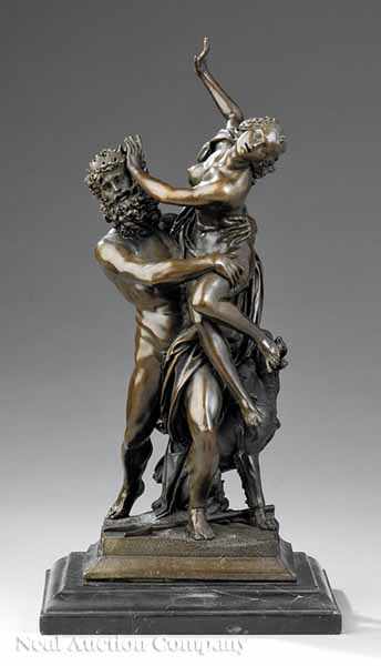 Appraisal: A Continental Bronze of Pluto and Proserpina th c after