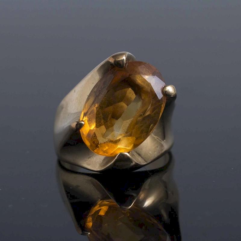 Appraisal: Citrine k Ring Citrine k yellow gold ring Citrine ct