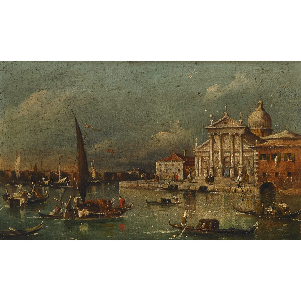 Appraisal: Manner of Francesco Guardi - Italian VIEW OF SAN GIORGIO