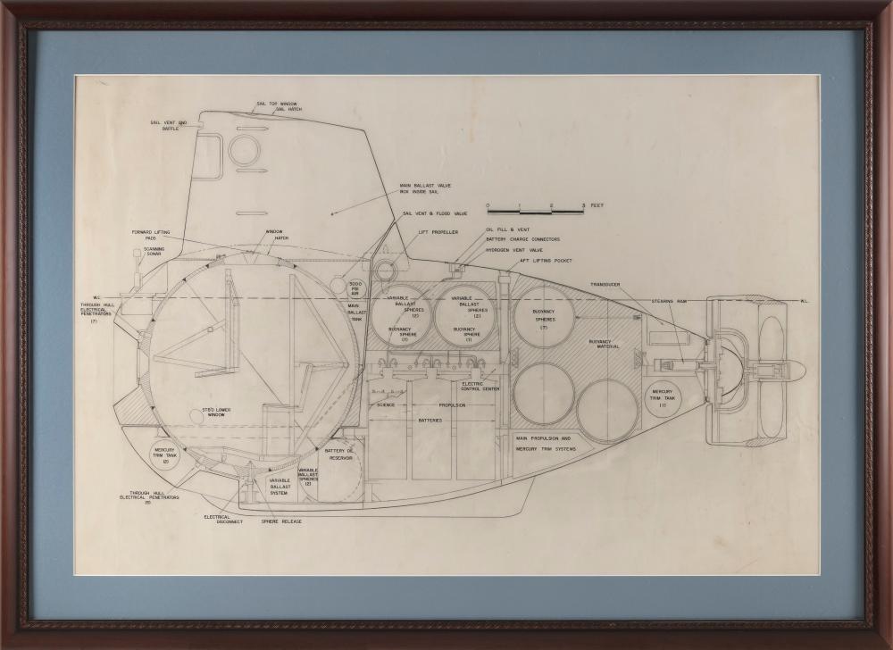 Appraisal: COLLECTION OF ITEMS RELATING TO THE DEEP SUBMERGENCE VEHICLE ALVIN