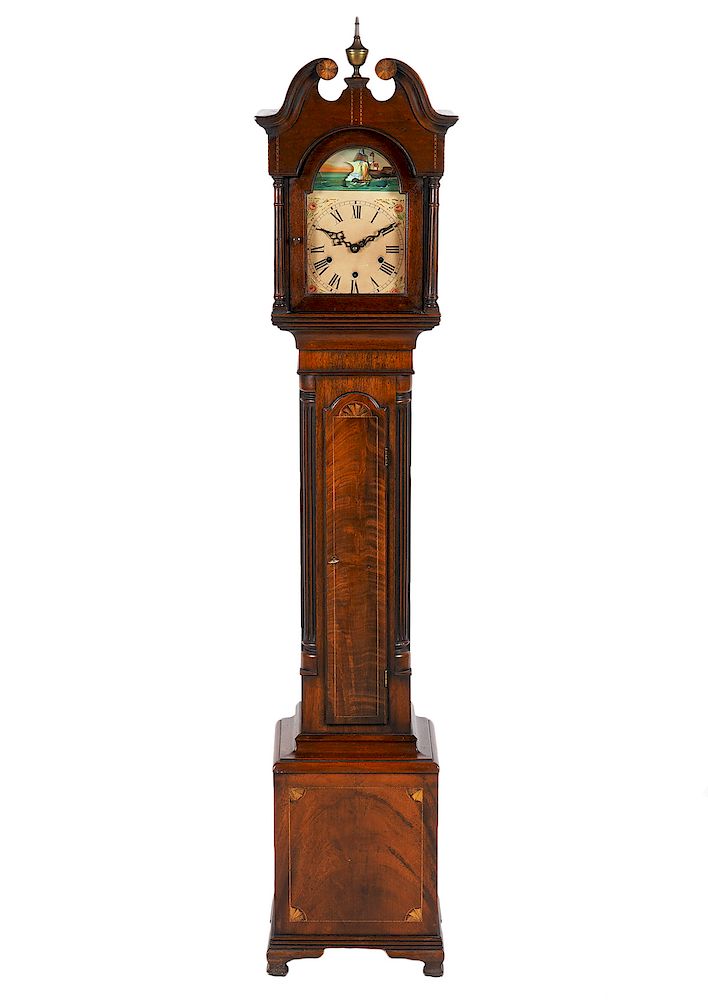 Appraisal: Chippendale th C Grandmothers Clock Chippendale mahogany th C Grandmothers