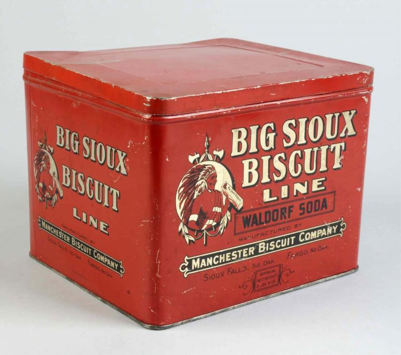 Appraisal: Big Sioux Biscuit Tin This Big Sioux tin has minor