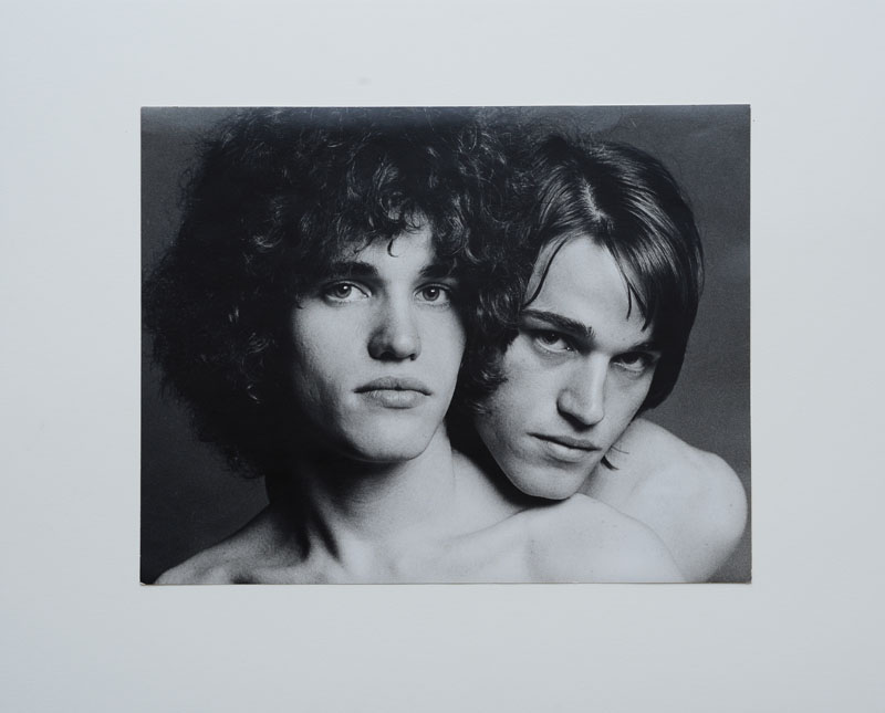 Appraisal: FRANCESCO SCAVULLO - JED AND JAY Gelatin silver print with