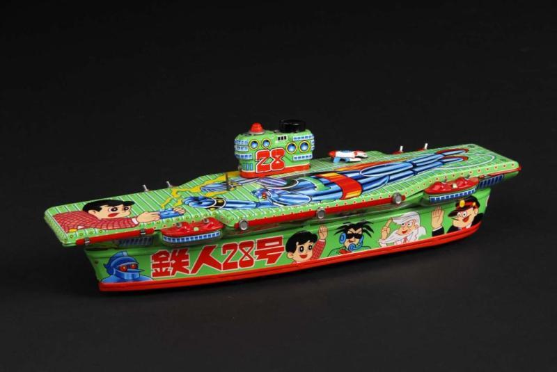 Appraisal: Tetsujin- Aircraft Carrier Toy Description Japanese Made by ASC Working